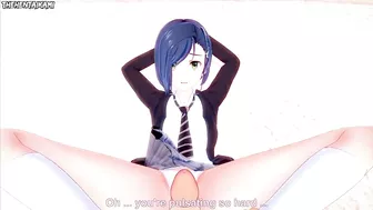 Ichigo from Darling in the Franxx Gives You A Footjob Hentai POV