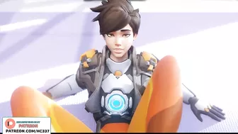 TRACER FOOTJOB HENTAI STORY ANIMATION OVERWATCH 4K 60FPS