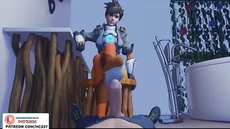 TRACER FOOTJOB HENTAI STORY ANIMATION OVERWATCH 4K 60FPS