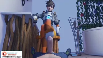 TRACER FOOTJOB HENTAI STORY ANIMATION OVERWATCH 4K 60FPS