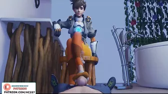 TRACER FOOTJOB HENTAI STORY ANIMATION OVERWATCH 4K 60FPS