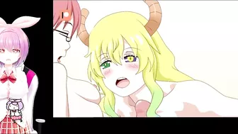 Vtuber reacciona Locua receives Kobayashi-san's big cock - Kobayashi-san chi no maid dragon