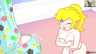 Princess Peach di Super Mario Bros Loves Great Cocks Full HD