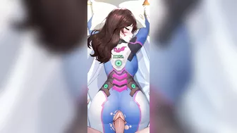 Follando el Hermoso Trasero de D.Va de Overwatch - Oh My Waifu