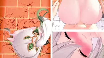 【Genshin Impact Nahida #04】sex through the wall 3D Hentai Animation.