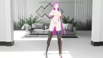 Raiden Mei Dance and Sex Hentai Honkai Impact Nude Expectation Mmd 3D Pink Hair Color Edit Smixix