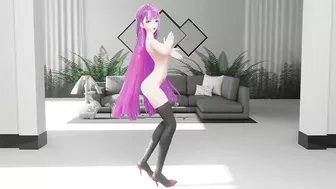 Raiden Mei Dance and Sex Hentai Honkai Impact Nude Expectation Mmd 3D Pink Hair Color Edit Smixix