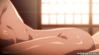 BLEACH hentai Yoruichi Ichigo gets creampie 2D animation