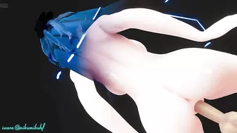 Honkai Impact 3rd Raiden Mei Cowgirl Sex Hentai Nude Creampie Mmd 3D Blue Hair Color Edit Smixix