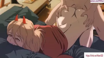 Chainsaw Man Power x Denji First Sex Hentai Animation