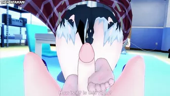 Lucy from Zenless Zone Zero Gives You A Footjob Hentai POV