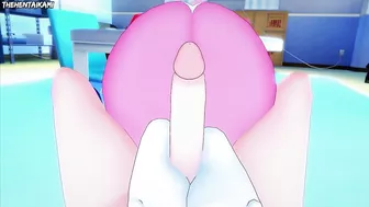 Amy Rose from Sonic Gives You A Footjob Hentai POV