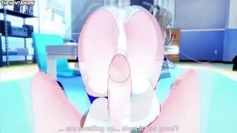 Juliet Starling from Lollipop Chainsaw Gives You A Footjob Hentai POV