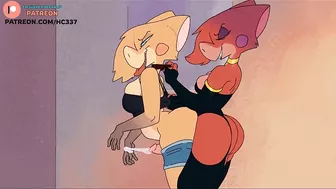 FUTANARI FURRY SUCCUBUS LEABIAN HENTAI CARTOON ANAL FUCK AND CREAMPIE 60FPS