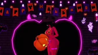 Futa witch succubus fucks a pumpkin