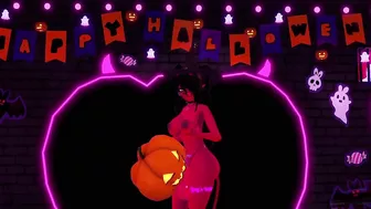 Futa witch succubus fucks a pumpkin