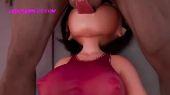 Cass And Best Friend Fucking A Massive Cock - 3D Animation