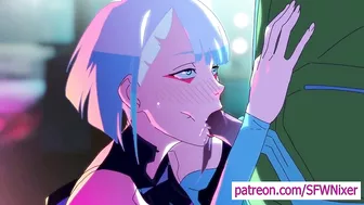 Anime Cyberpunk Lucy First Time Hentai Animation