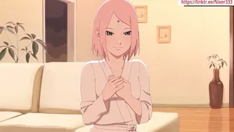 Naruto x Sakura First Time Sex Konoha Night Hentai