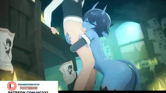 CUTE SUCCUBUS GIRL DO A PERFECT BLOWJOB HENTAI ANIMATION 4K 60FPS