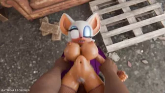 Rouge the bat having rough sex