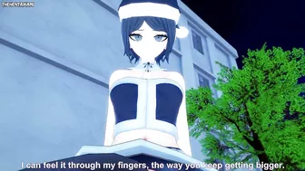 Mukuro Ikusaba from Danganronpa Gives You A Footjob Hentai POV