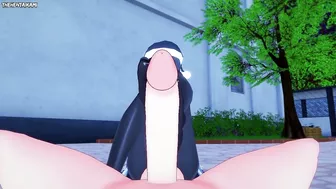 Mukuro Ikusaba from Danganronpa Gives You A Footjob Hentai POV