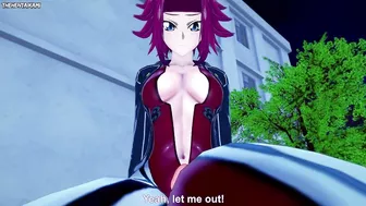 Kallen from Code Geass Gives You A Footjob Hentai POV