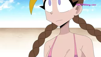 The Nude Beach ◆ Cartoon Porn