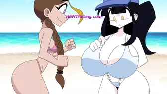 The Nude Beach ◆ Cartoon Porn