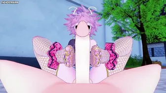 Mina from Boku No Hero Academia Gives You A Footjob Hentai POV