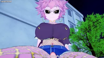 Mina from Boku No Hero Academia Gives You A Footjob Hentai POV