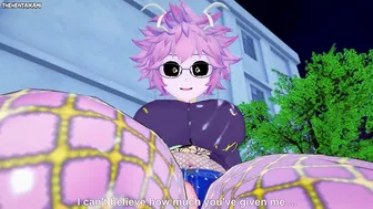 Mina from Boku No Hero Academia Gives You A Footjob Hentai POV