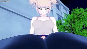 Himiko Toga from Boku No Hero Academia Gives You A Footjob Hentai POV