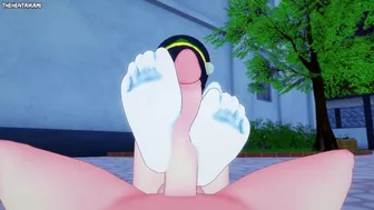 Toph from Avatar Gives You A Footjob Hentai POV