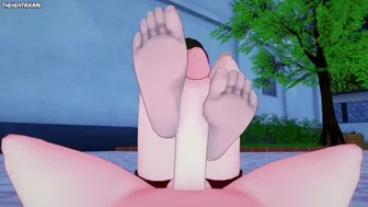 Suki from Avatar Gives You A Footjob Hentai POV