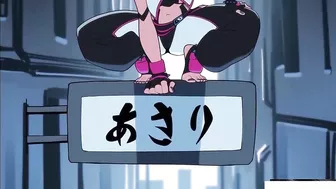 Street fighter Juri x Ryu hentai animation