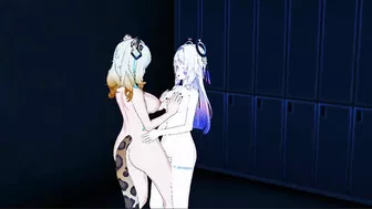 Xilonen and Citlali fuck Each other (Genshin Impact Yuri)