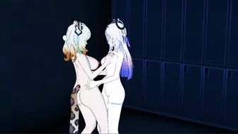 Xilonen and Citlali fuck Each other (Genshin Impact Yuri)