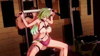 Calabiyau Kanami Swimwear Gym Training Hentai Creampie Orgasm MMD 3D All Colors Compilation