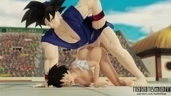 Goku Fucks Videl’s Ass At The Tournament