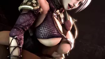 Big Ass Ivy From behind and titfuck (Soul Calibur 3D Hentai)