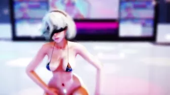 3D MMD - 2B Bubble Butt