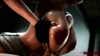 Jill Valentine Tittyfuck (Animation With Sound)