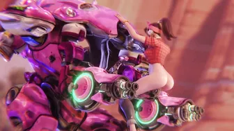 D.Va Mecha Dildo (Animation With Sound)