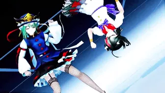 MMD Touhou - Eikishiki & Seija (Futa) - Dance & Sex