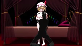 MMD Touhou - Sucking Flandre Breasts