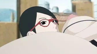 Futa Sakura And Sarada Pounding Hinata