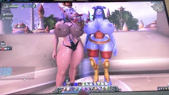 cum tribute for the bitch Arodeth and Anthinsh Draenei, slow motion