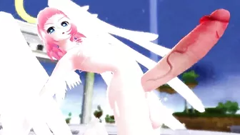 3D MMD Futanari Pole Dance